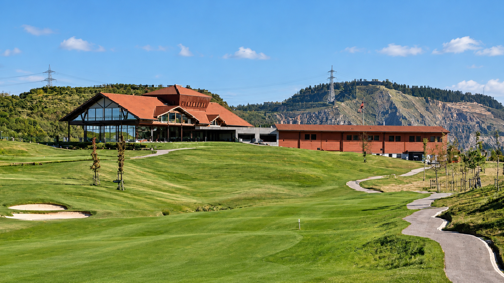 Instalaciones del campo de Meaztegi Golf